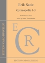 Gymnopdie 1-3 for violin and piano