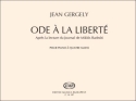 ODE A LA LIBERTEPOUR PIANO A QU Piano Duet Buch