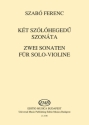 2 Sonaten Violine Buch