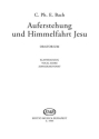 Auferstehung + Himmelfahrt Jesu Soprano, Tenor and Bass Soloists, Mixed Choir and Orchestra Buch