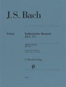 Italienisches Konzert BWV 971 fr Klavier Ausgabe ohne Fingersatz