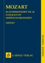 Klavierkonzert Nr. 26 D-dur KV 537 Klavier und Orchester Studienpartitur