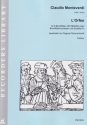 L'Orfeo  fr 6 Blockflten (SATBGbSb) oder Bfl-Orch und Erzhler*in Partitur und Stimmen