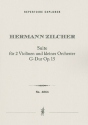 Suite for 2 violins and small orchestra Op. 15 Violin & Orchestra