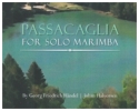 Passacaglia  for solo marimba