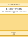 Begegnungen op.163 fr Violine, Viola und Violoncello Partitur und Stimmen