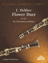 Flower Duet from Lakme  for 2 clarinets and piano