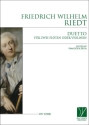 Duetto fr zwei Flten oder Violinen 2 Flutes or Violins Set