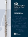 40 Easy-Intermediate Studies for Flute Flute Book