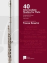 40 Intermediate Studies for Flute Flute Book