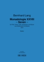 Monadologie XXVIII Seven Flute, Violin, Cello, Synthesizer, Piano Set