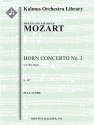 Horn Concerto No. 3 (f/o sc) Full Orchestra