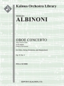 Concerto for Oboe in D minor (sc) Scores