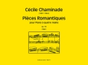 Pices Romantiques op. 55 pour piano  quatre mains  partition