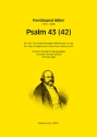 Psalm 43 (42) op. 181 fr vier- bis achtstimmigen Mnnerchor und Klavier Partitur/Chorpartitur