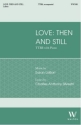 Love: Then and Still TTBB and Piano Choral Score