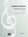 Prludium und Fuge fr Viola solo Viola Spielnoten