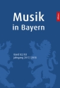 Musik in Bayern. Band 82/83