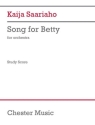 Song For Betty Orchestra Studyscore