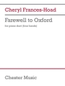 Farewell To Oxford Piano, 4 hands Book