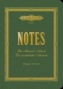 Notes: The Musical Notebook / Das musikalische Notizbuch   Hardback