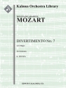 Divertimento No. 7 in D (f/o sc) Scores