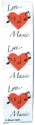 Love Music Bookmark