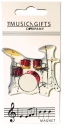 Drum Set Fridge Magnet