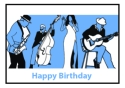 Blues Happy Birthday Card