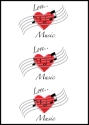 Love Music Greeting Card