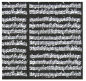 Bach Manuscript Black Gift Wrap Sheet