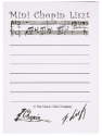 Mini Chopin Liszt Sticky Pad