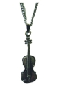 Pewter Pendant Violin