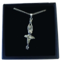 Pewter Pendant Ballerina