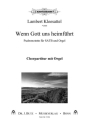 Wenn Gott uns heimfhrt. Psalmmotette fr SATB und Orgel