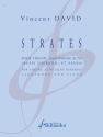 Strates pour violon, saxophone alto (aussi soprano) et piano partition et parties