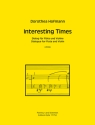 Interesting Times (2024) -Dialog fr Flte und Violine- Flte und Violine Partitur, Stimme