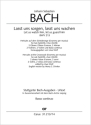 Lasst uns sorgen, lasst uns wachen Soli SAATB, Coro SATB, 2 Cor, Ob/Obda, Ob, 2 Vl, 2 Va, Bc Einzelstimme, Generalbass