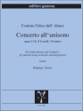 Concerto all'unisono h-moll op. 2 Nr. 8  fr Zupforchester und Cembalo Partitur