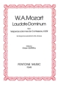 Laudate Dominum SATB Partitur