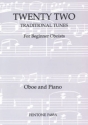 Twenty Two Traditional Tunes Oboe Buch