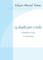 13 Duetti Per 2 Viole Violin Duett Buch