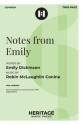 Notes from Emily Gemischter Chor mit Klavier/Orgel Chorpartitur