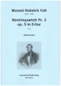 Streichquartett E-Dur Nr.2 op.5 fr 2 Violinen, Viola und Violoncello Stimmensatz