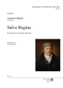 Salve Regina fr Sopran-Solo, Streicher und Orgel Partitur und Stimmen (la)