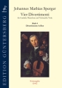 Divertimento A-Dur fr Cembalo/Pianoforte und Violoncello/Viola