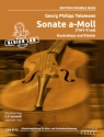 Sonate a-Moll TWV 41:a6 fr Kontrabass und Klavier mit Klavierbegleitung fr Solo- und Orchesterstimmung